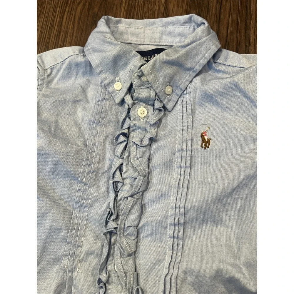 Ralph Lauren Jeans Blue Girls Shirt Size 3T